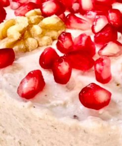 Pastel de Tres Leches con Nogada Saludable